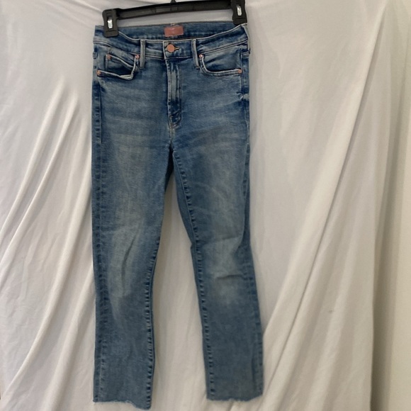 MOTHER The Rascal Ankle Fray in Bonfire Lighting Size 26 flawed see pic - Picture 8 of 16